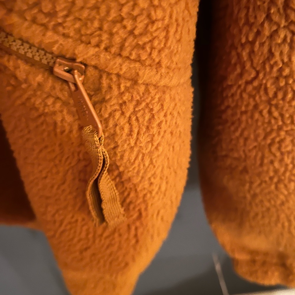 Free People Hit The Slopes Jacket     Russet Orange  Sz L NEW - Picture 6 of 12